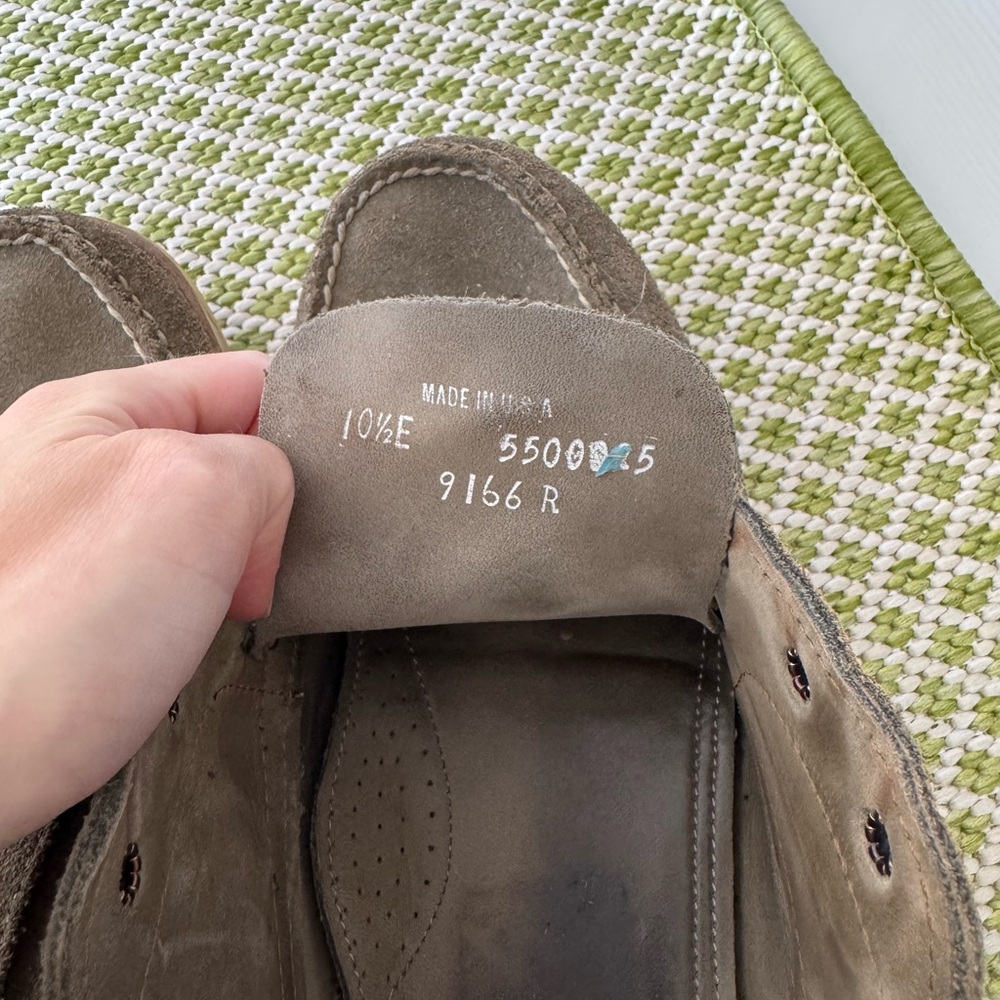 Men's Redwing shoes without laces